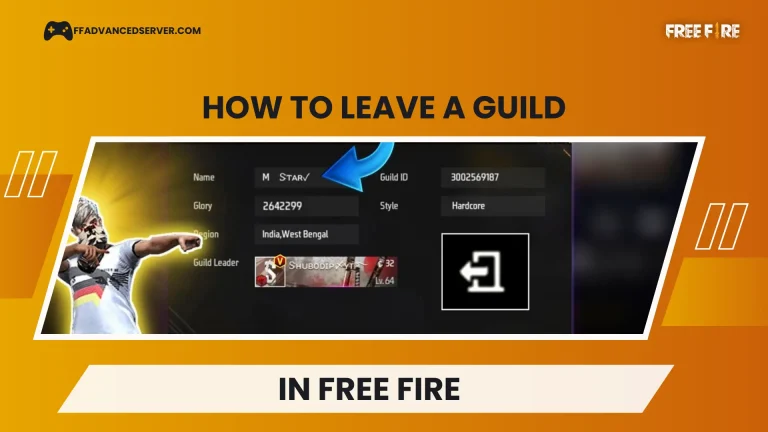 HOW to leave a guild in free fire