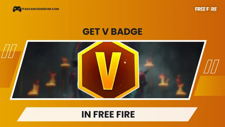 how to get v badge in free fire