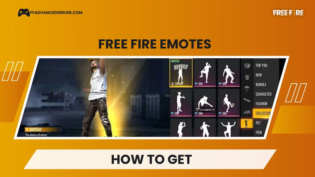 Free fire emotes