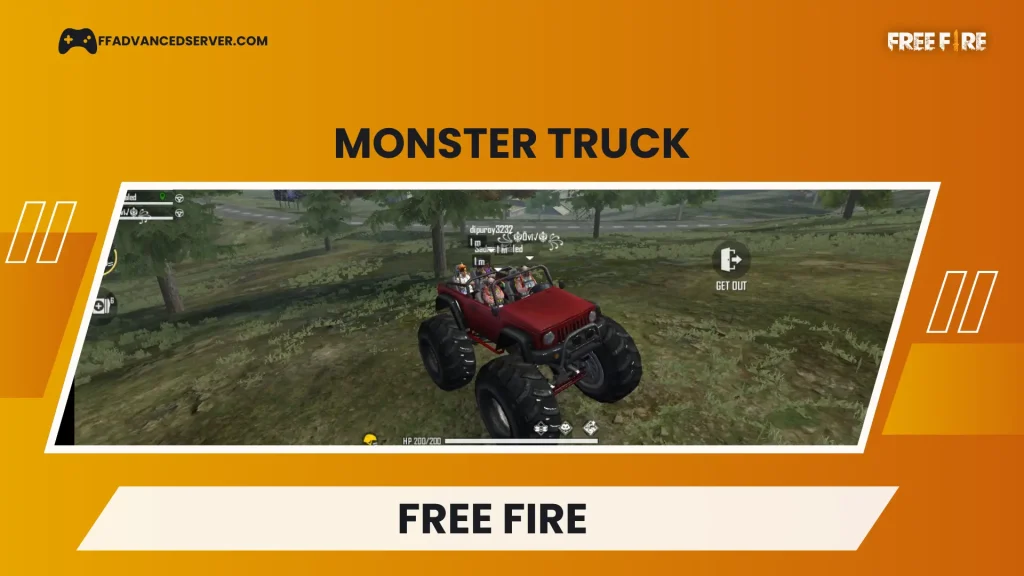 free fire monster truck