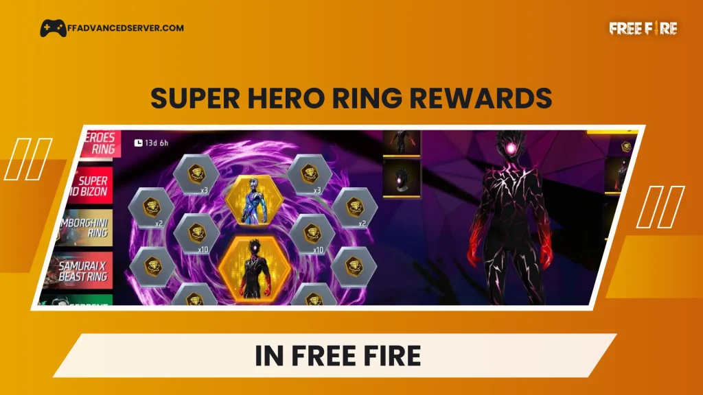 free fire super hero ring reward