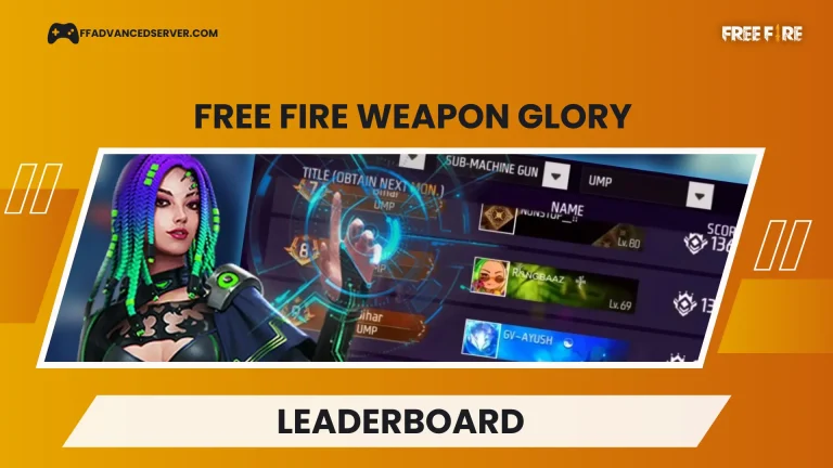 free fire weapon glory leadboard