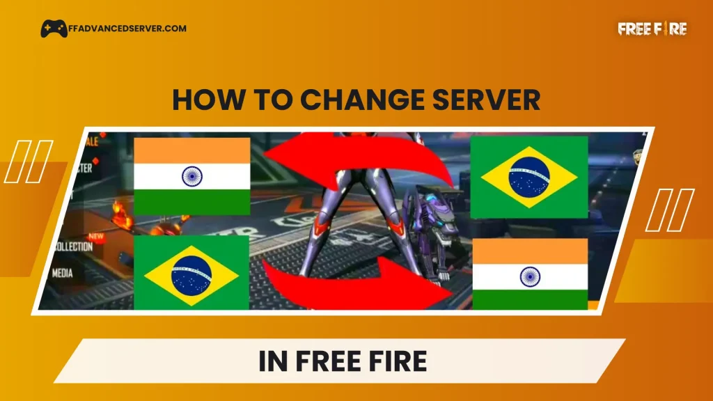 how to change server in free fire