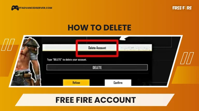 how to delelte free fire account