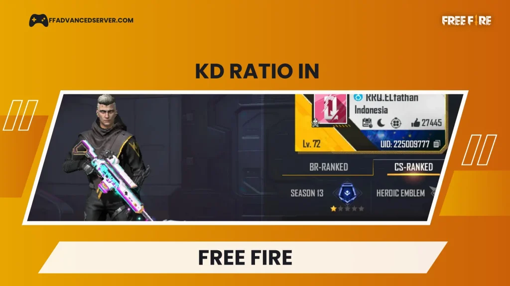 what is kd ratio in free fire